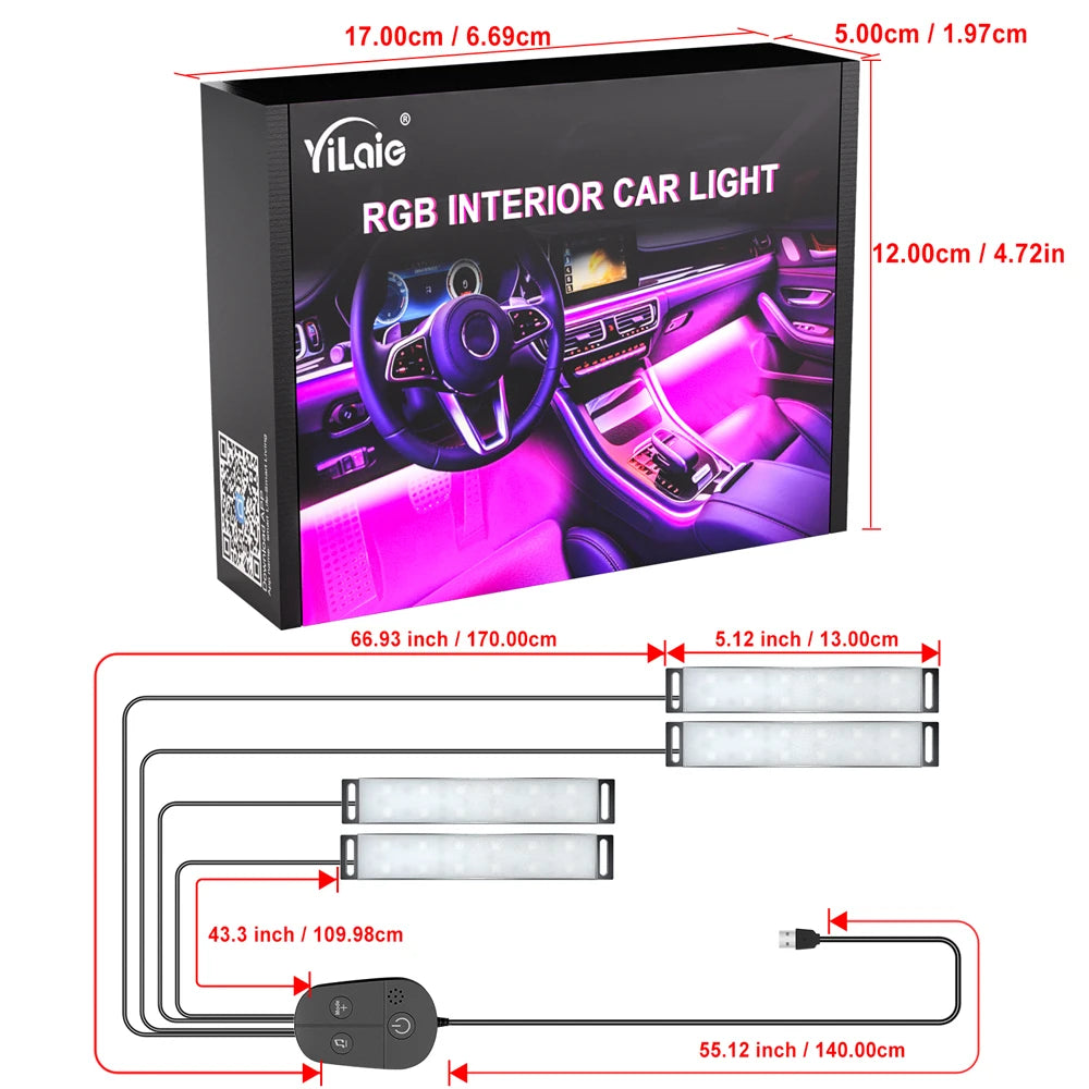 Smart car door lighting