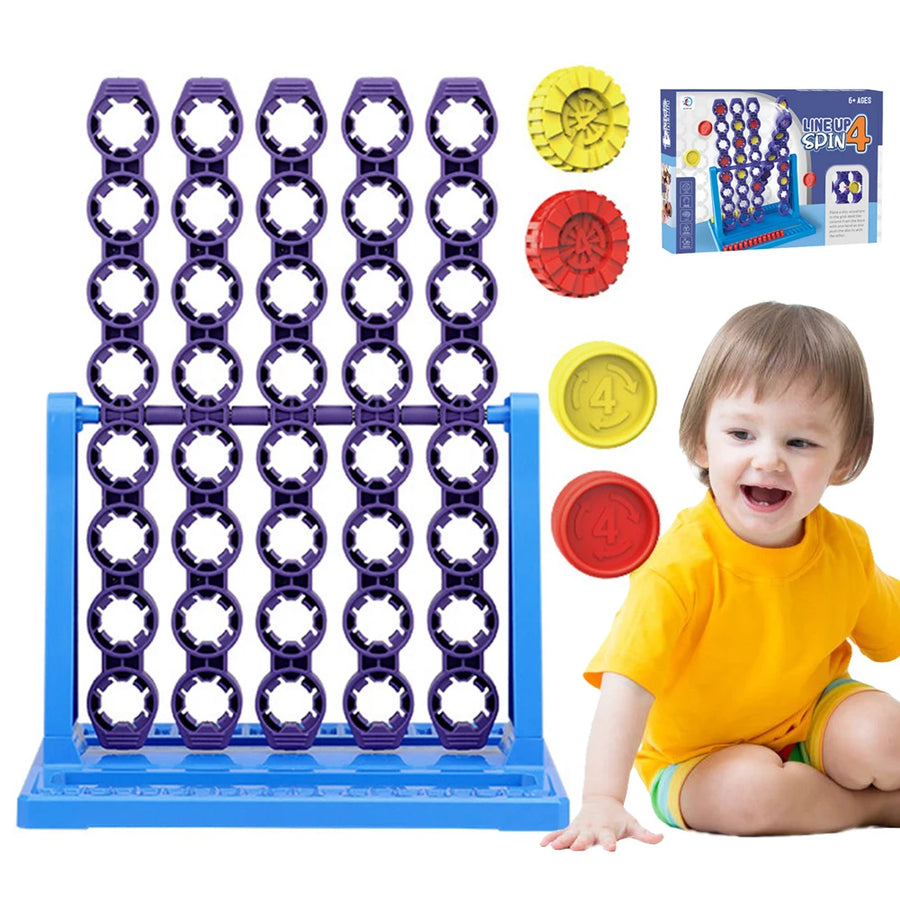 Line Up Spinning Game for Kids